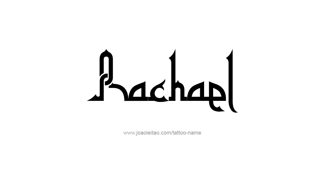 Tattoo Design Name Rachael   