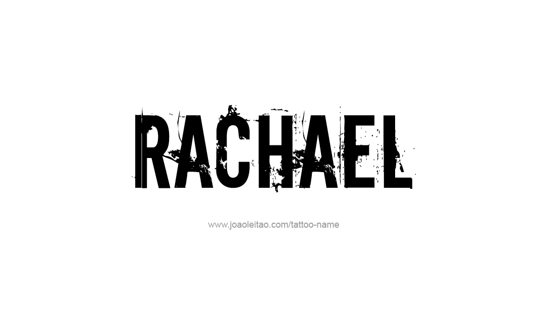 Tattoo Design Name Rachael   