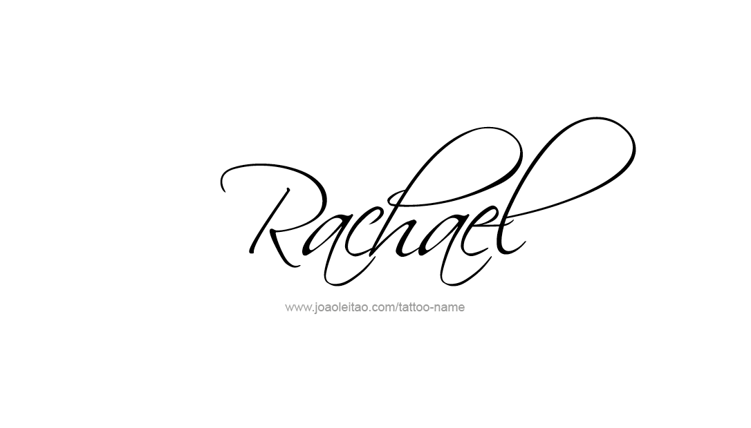 Tattoo Design Name Rachael   