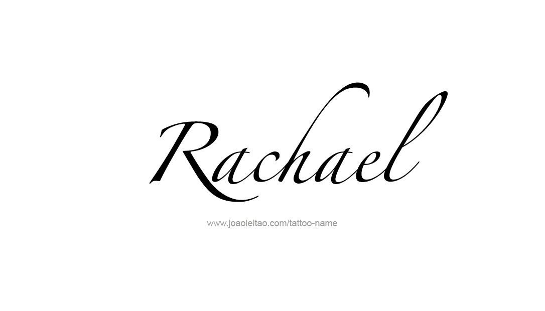 Tattoo Design Name Rachael   