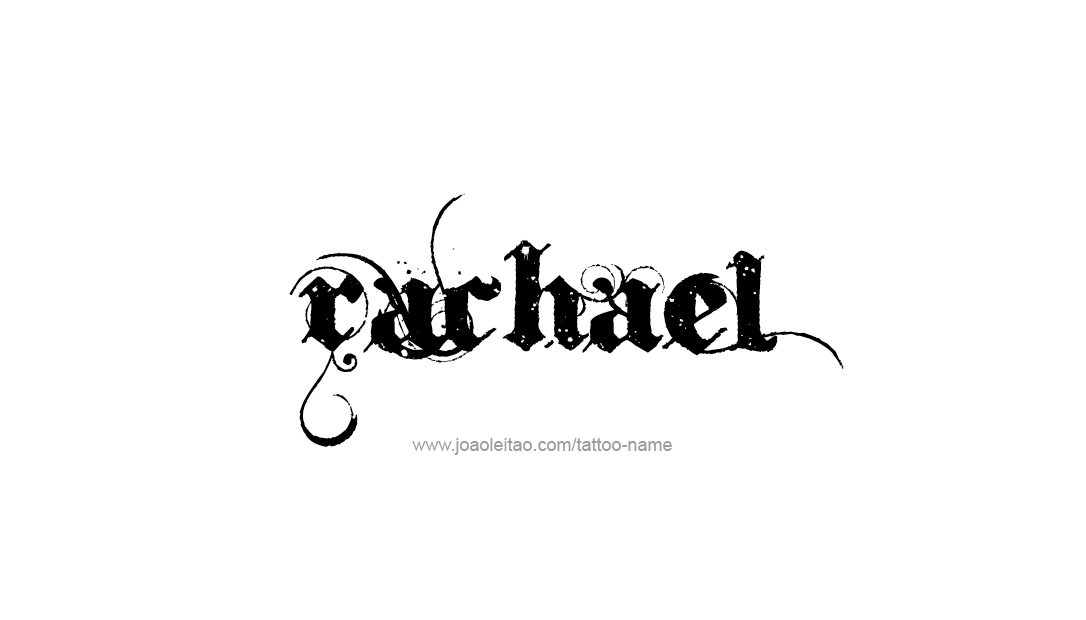 Tattoo Design Name Rachael   