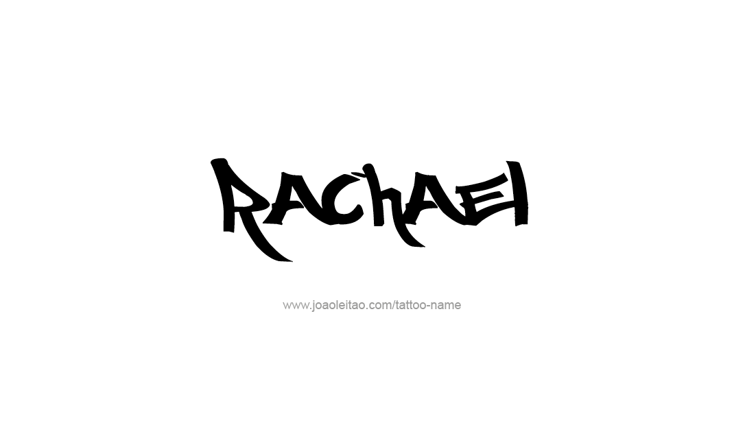 Tattoo Design Name Rachael   