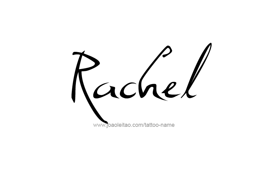 Tattoo Design Name Rachel   