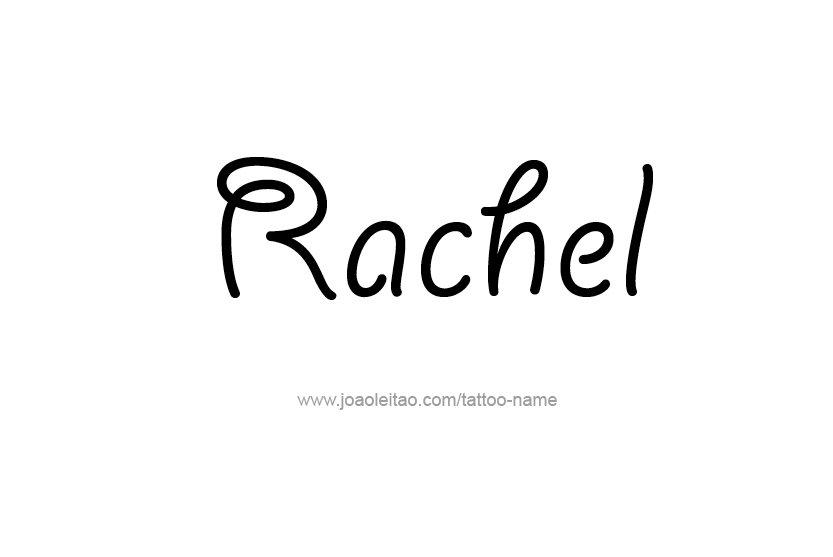 Tattoo Design Name Rachel   