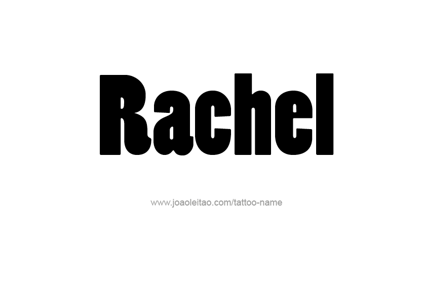 Tattoo Design Name Rachel   