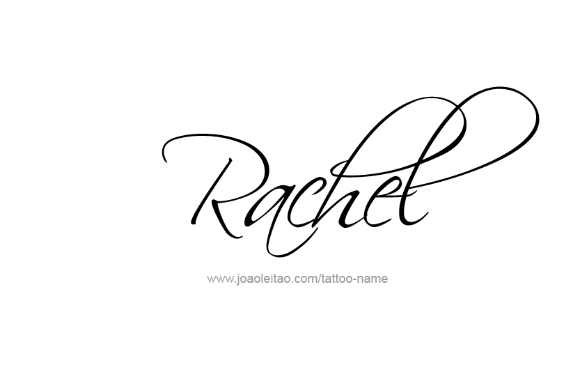 Tattoo Design Name Rachel   