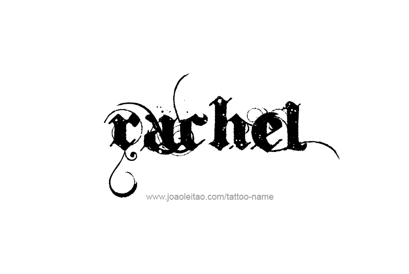 Tattoo Design Name Rachel   