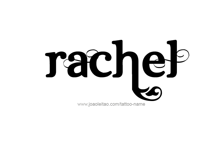 Tattoo Design Name Rachel   