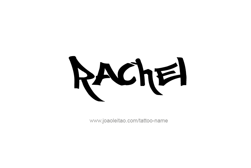 Tattoo Design Name Rachel   