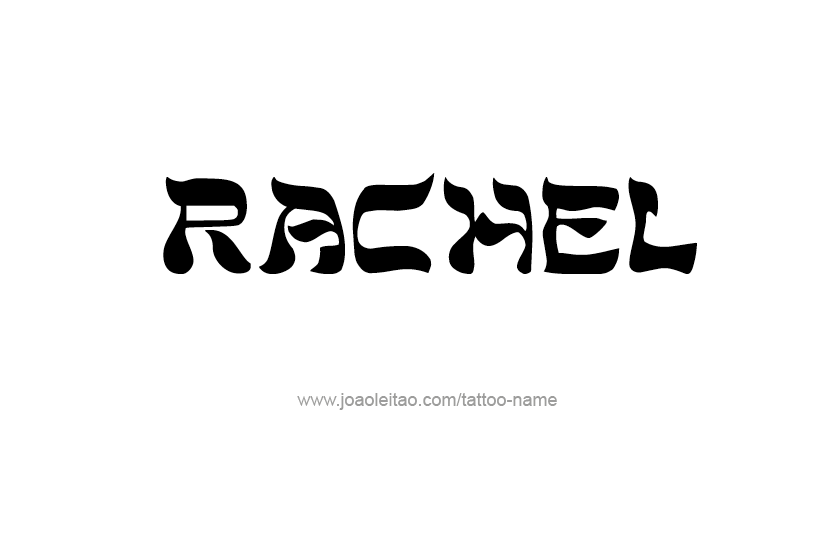 Tattoo Design Name Rachel   