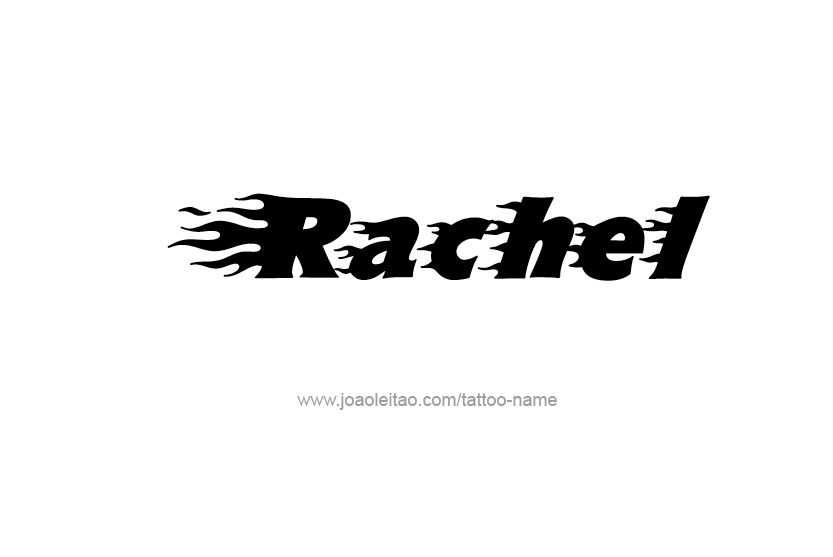 Tattoo Design Name Rachel   