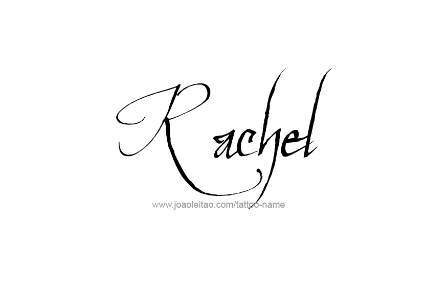 Tattoo Design Name Rachel   