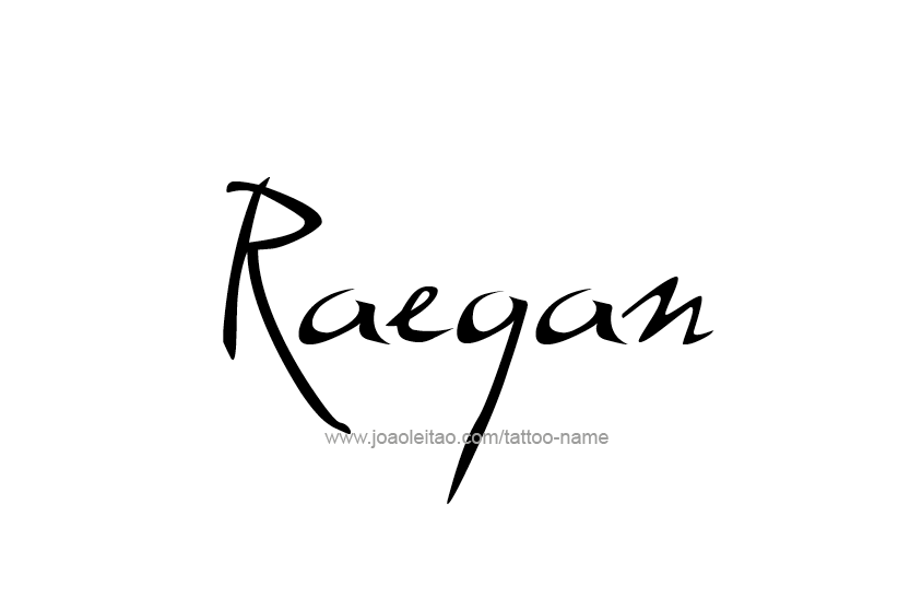 Tattoo Design Name Raegan   