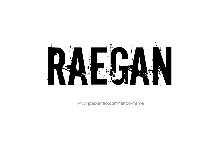 Tattoo Design Name Raegan   