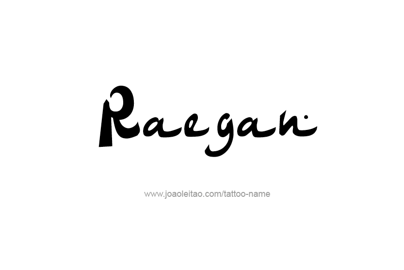 Tattoo Design Name Raegan   