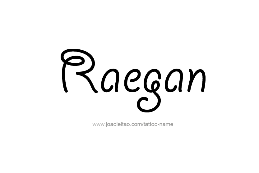 Tattoo Design Name Raegan   