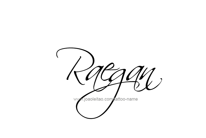 Tattoo Design Name Raegan   