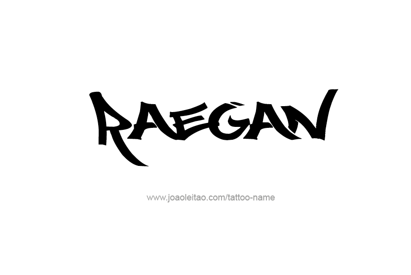 Tattoo Design Name Raegan   