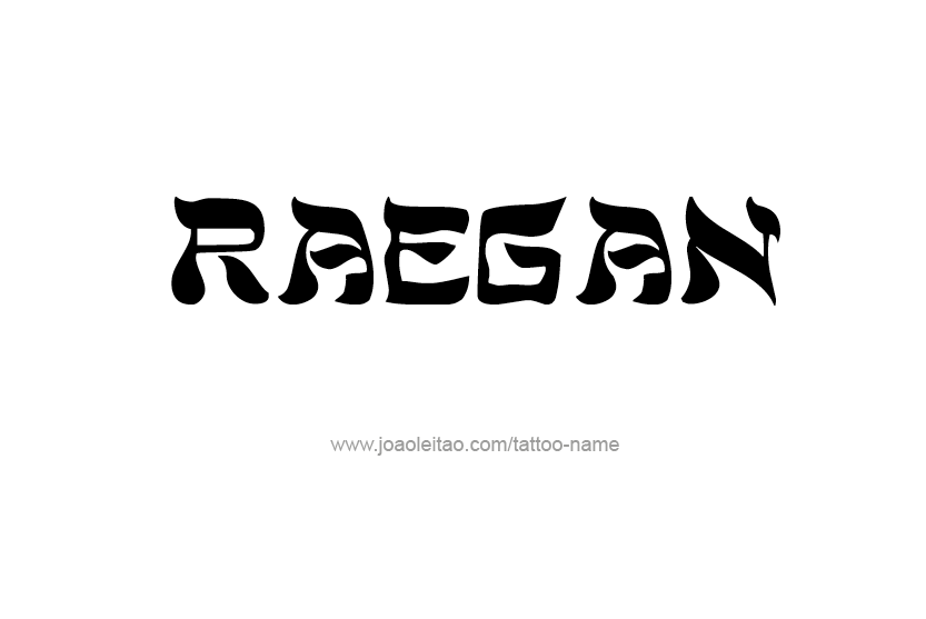 Tattoo Design Name Raegan   