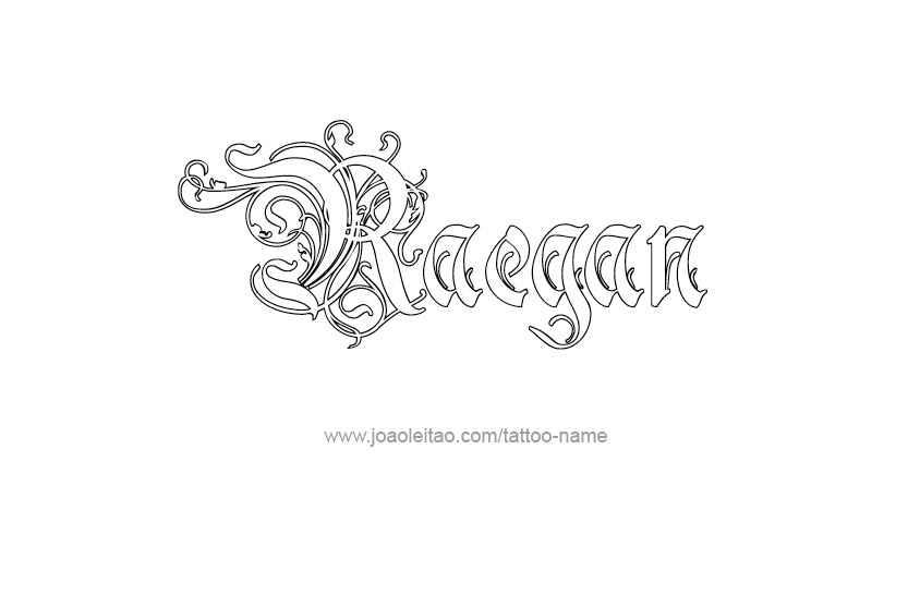 Tattoo Design Name Raegan   