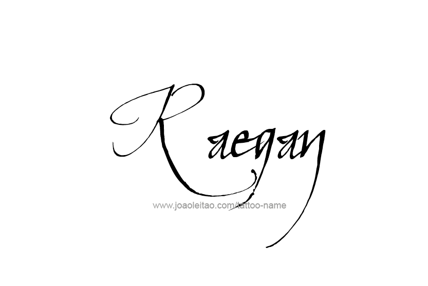 Tattoo Design Name Raegan   