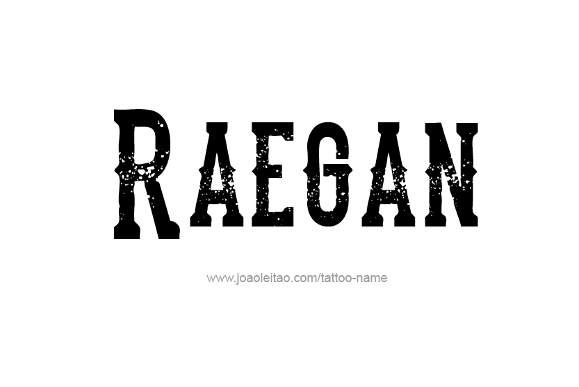 Tattoo Design Name Raegan   