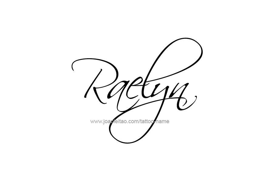 Tattoo Design Name Raelyn   