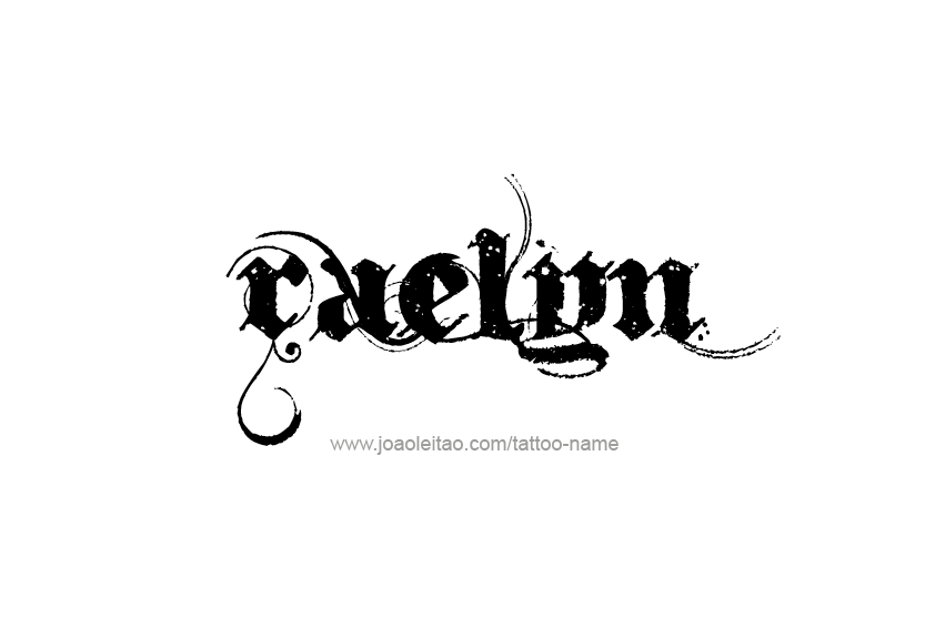 Tattoo Design Name Raelyn   