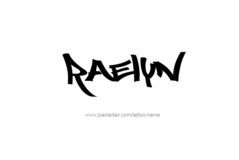 Tattoo Design Name Raelyn   