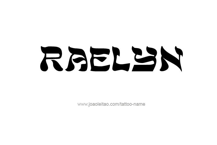 Tattoo Design Name Raelyn   