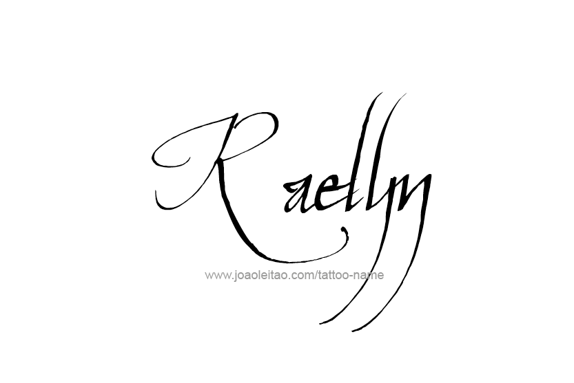 Tattoo Design Name Raelyn   