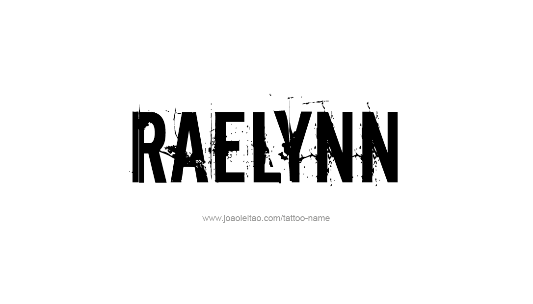 Tattoo Design Name Raelynn   