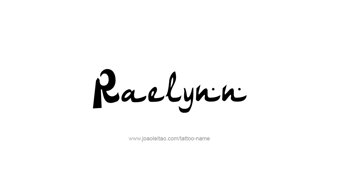 Tattoo Design Name Raelynn   