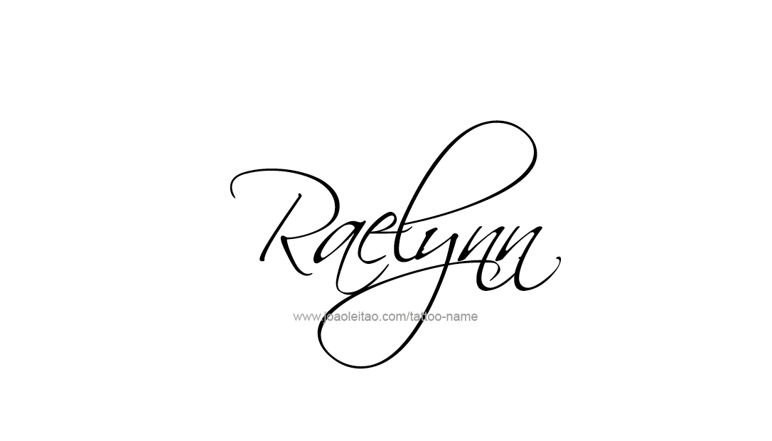 Tattoo Design Name Raelynn   