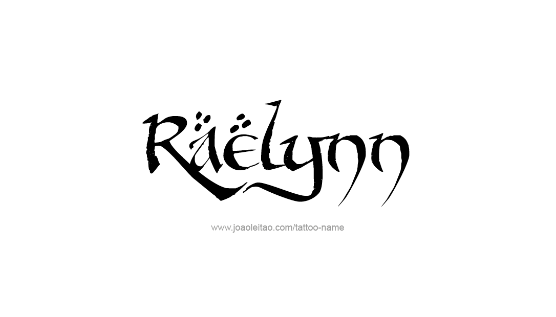 Tattoo Design Name Raelynn   