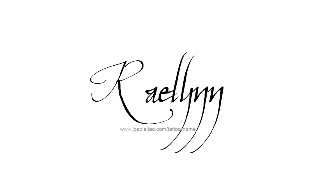 Tattoo Design Name Raelynn   