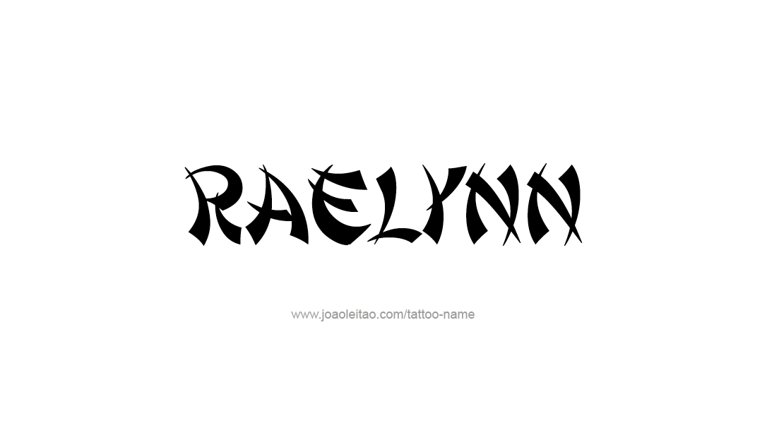 Tattoo Design Name Raelynn