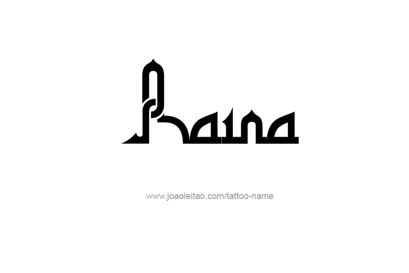 Tattoo Design Name Raina  