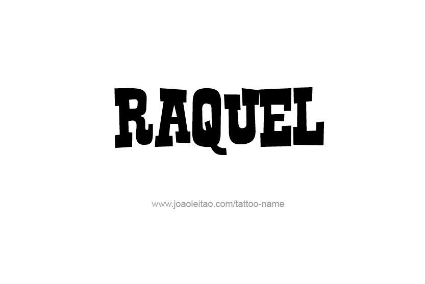 Tattoo Design Name Raquel  