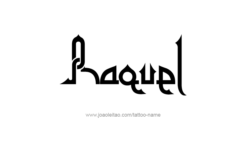 Tattoo Design Name Raquel  