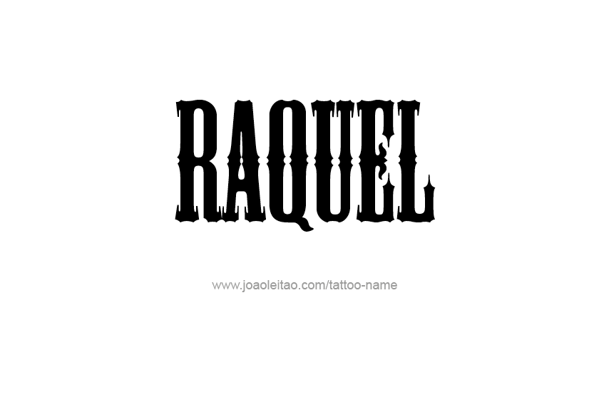 Tattoo Design Name Raquel  