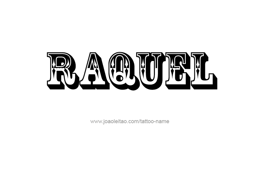 Tattoo Design Name Raquel  