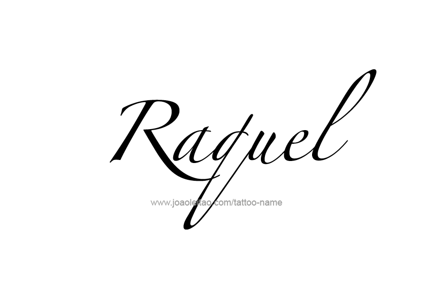 Tattoo Design Name Raquel  