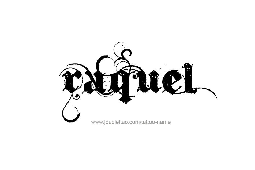 Tattoo Design Name Raquel  