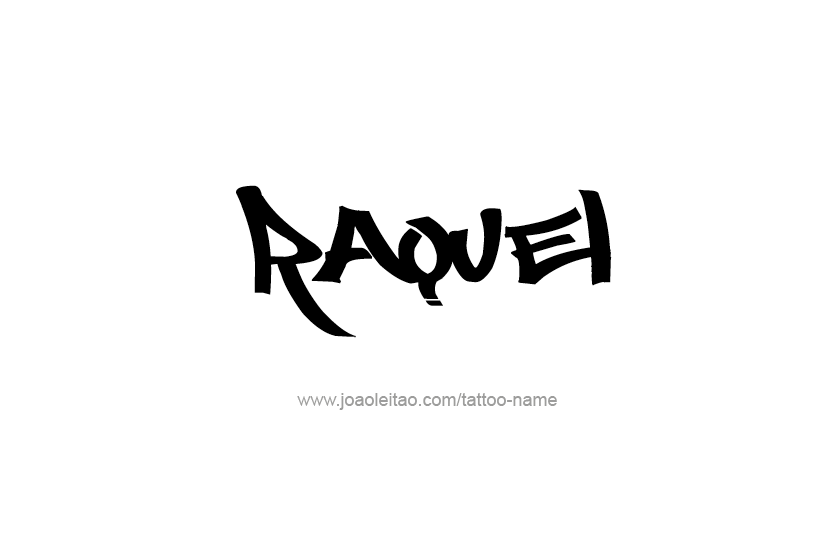 Tattoo Design Name Raquel  