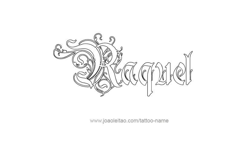 Tattoo Design Name Raquel  