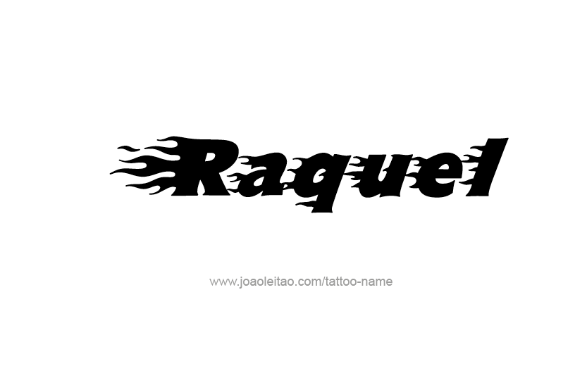 Tattoo Design Name Raquel  