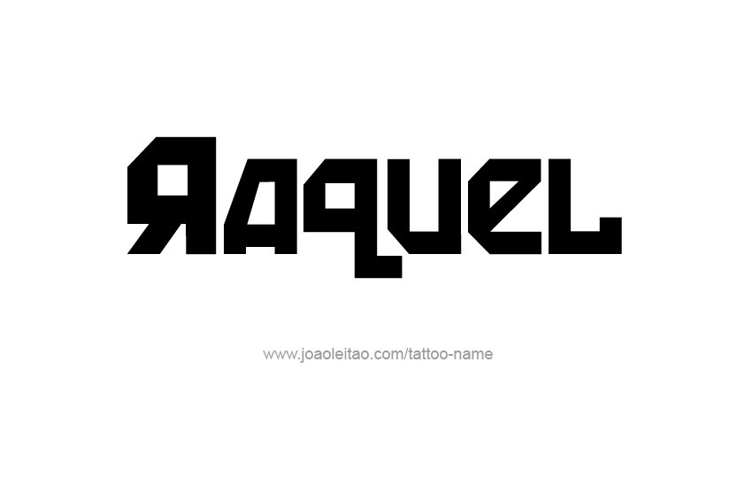 Tattoo Design Name Raquel  