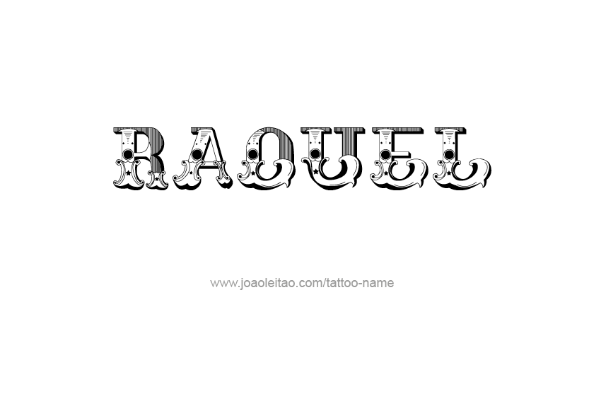 Tattoo Design Name Raquel  