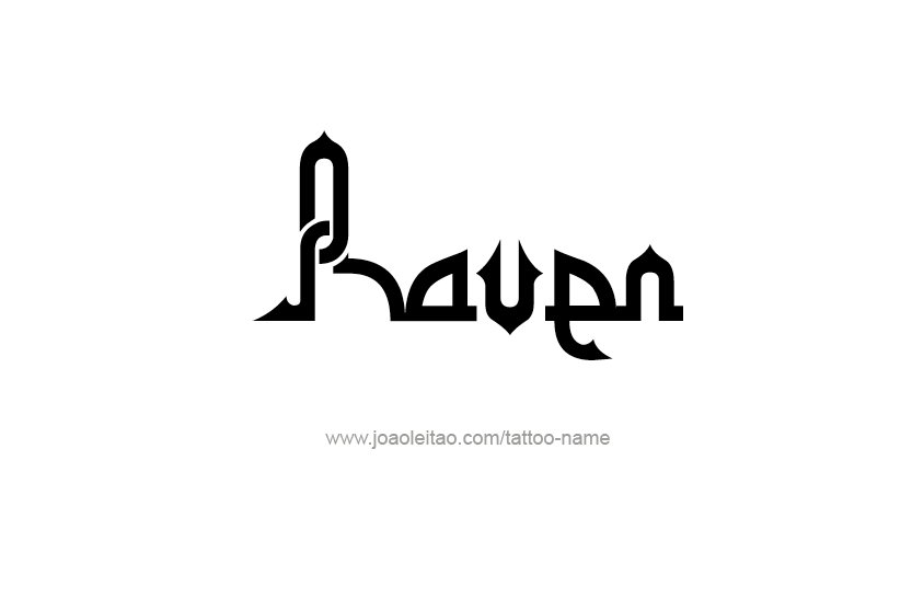 Tattoo Design Name Raven  